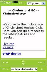 CHC Mobile Site - Main Menu